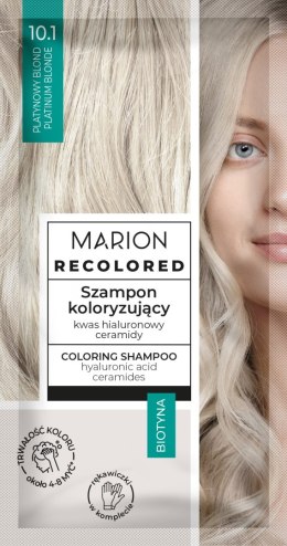 MARION Recolored Szampon koloryzujący nr 10.1 Platynowy Blond (4-8 myć) 35ml