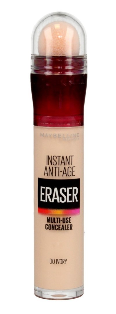 Maybelline Korektor z gąbką Instant Anti-Age Eraser nr 00 Ivory 6.8ml