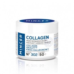 Mincer Pharma Collagen 50+ Krem półtłusty przeciwzmarszczkowy nr 302 50ml