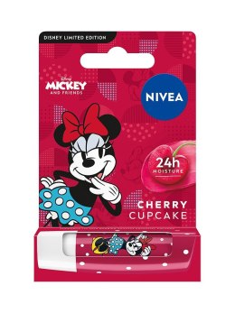 NIVEA Disney Pielęgnująca pomadka do ust - Cherry Cupcake Minnie Mouse - edycja limitowana 4.8 g
