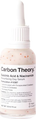 CARBON THEORY Succinic Acid & Niacinamide Regenerujące Serum na dzień Resurfacing Day Serum