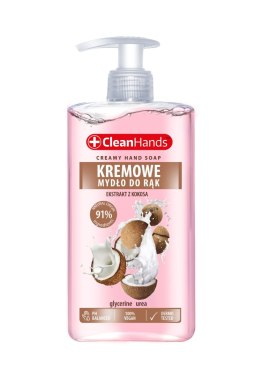 CLEAN HANDS Kremowe mydło w płynie kokosowe 300 ml