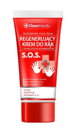 CLEAN HANDS Regenerujący krem do rąk S.O.S 30 ml