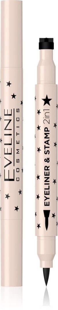 EVELINE Eyeliner i Stempel w pisaku 2w1 - gwiazda 1szt