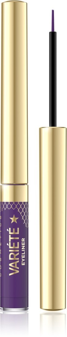 EVELINE Variete Kolorowy Eyeliner w płynie nr 05 - fioletowy 2.8 ml