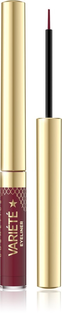 EVELINE Variete Kolorowy Eyeliner w płynie nr 08 - czerwony 2.8 ml