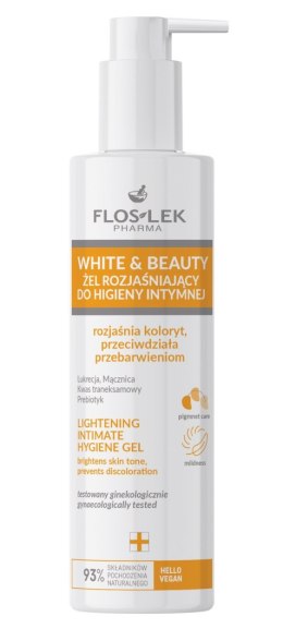 FLOSLEK PHARMA White & Beauty Żel rozjaśniający do higieny intymnej 225ml