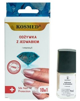 Kosmed Odżywka do paznokci z jedwabiem i witaminą E 10w1 9ml