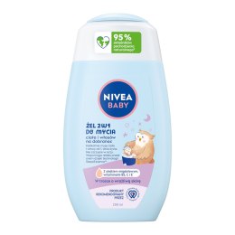 NIVEA BABY Żel d/mycia ciała/wł 200ml 2w1 80546