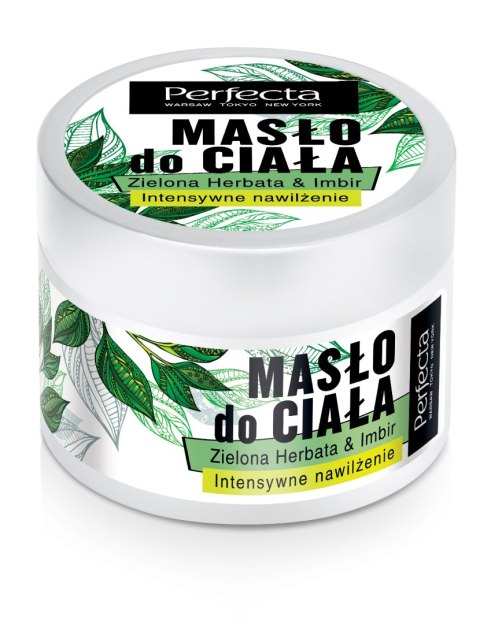 Perfecta Spa Masło do ciała Zielona Herbata & Imbir - intensywne nawilżenie 225g