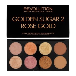 REVOLUTION Ultra Blush Paleta do konturowania twarzy Golden Sugar 2 Rose Gold 13g