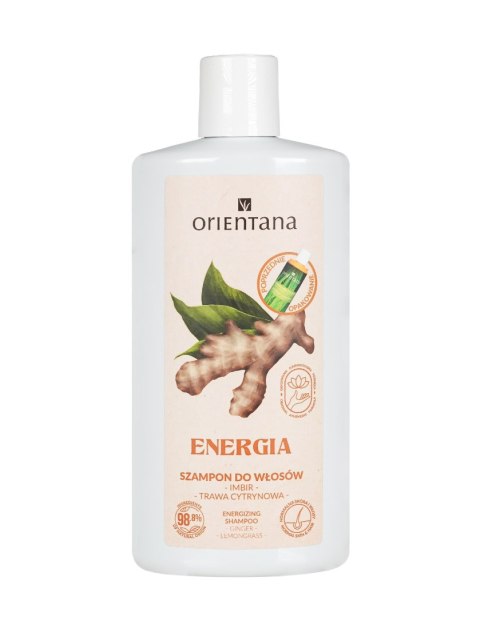 ORIENTANA Szampon do włosów ENERGIA - Imbir i Trawa Cytrynowa 210ml