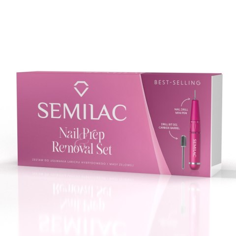 SEMILAC Zestaw Nail Prep & Removal Set