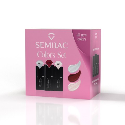 SEMILAC Zestaw UV Gel Polish Color Set