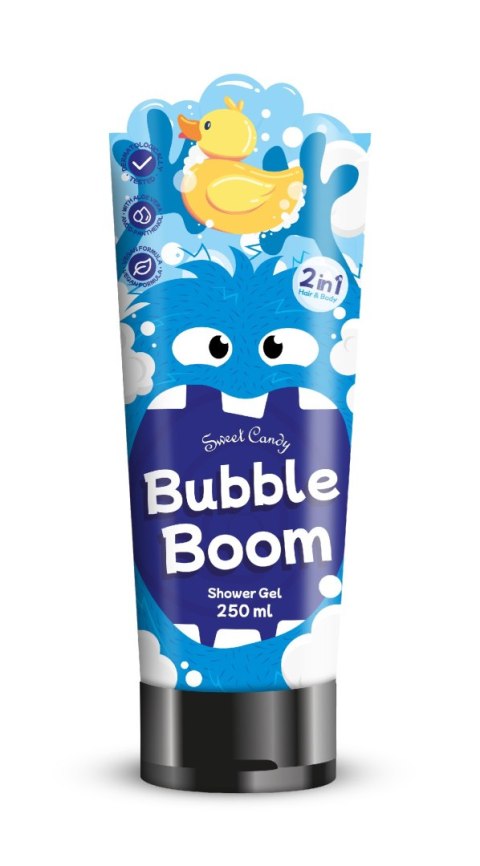 SWEET CANDY Szampon i żel pod prysznic 2w1 - Bubble Boom 250 ml